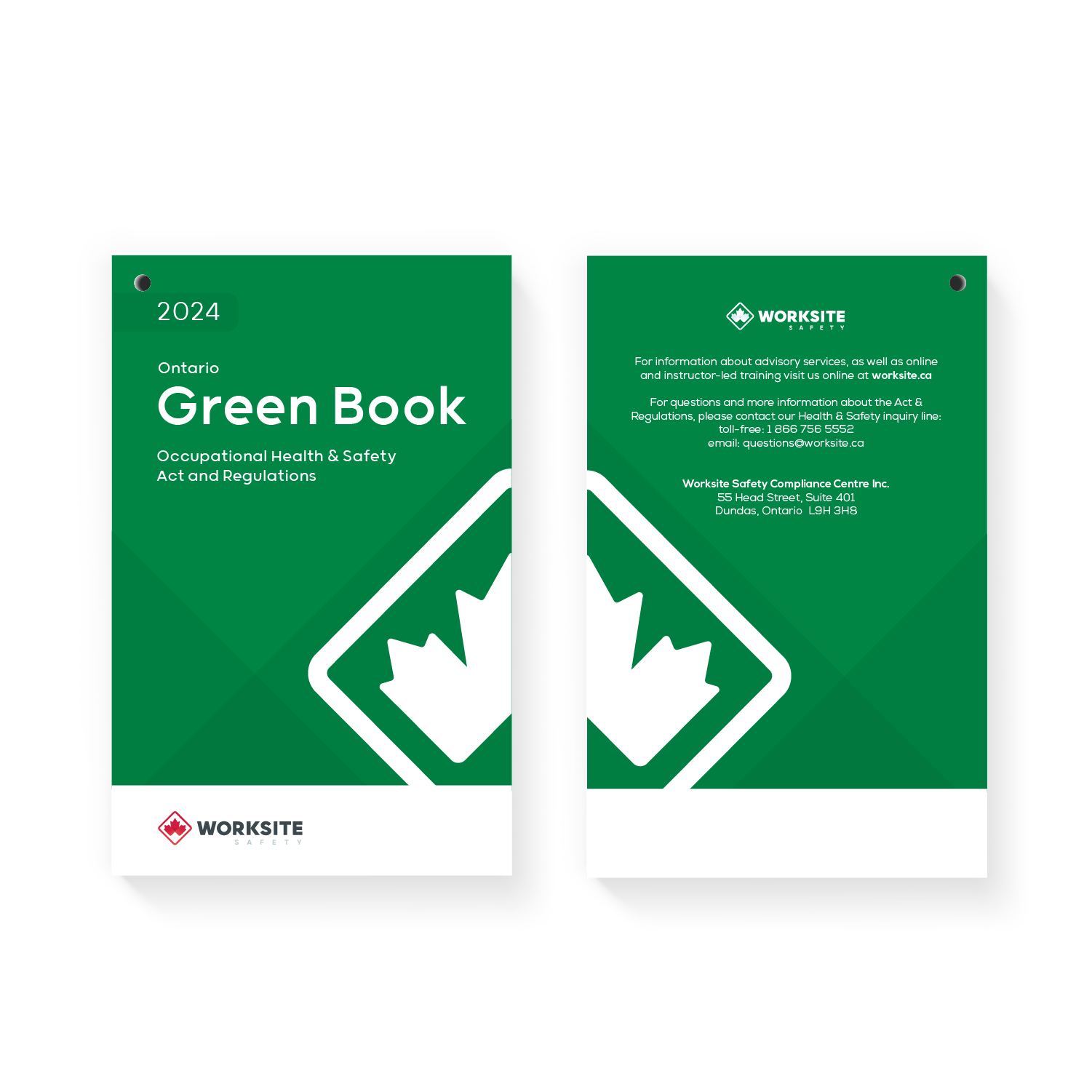 2024 Ontario Green Book front and back cover