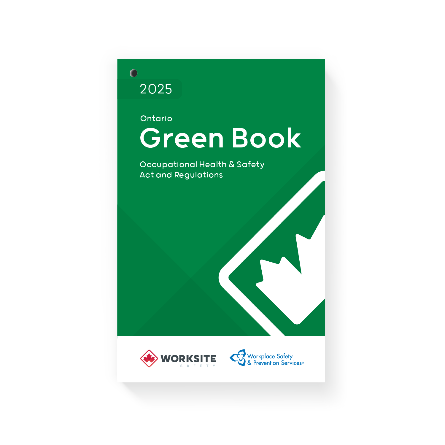 Front cover of the 2025 Green Book: Ontario Health & Safety Act and Regulations